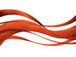 赤い帯状のウェーブ中央背景素材イラスト手描き水彩風