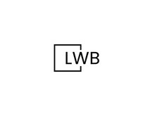 LWB Letter Initial Logo Design Vector Illustration