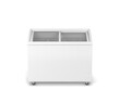 © montego6 - White blank freezer with glass display for ice cream and other products