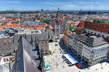 Sticker - Marienplatz - Munich, Germany