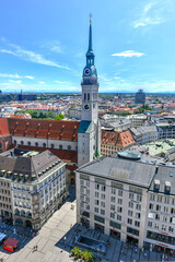 Sticker - Marienplatz - Munich, Germany