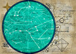 Ancient map of the starry sky
