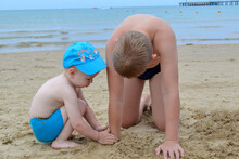 Two Boys On The Beach