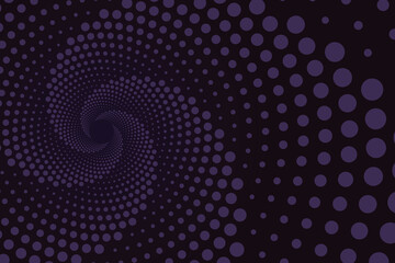 Wall Mural - Vector spiral background of dots