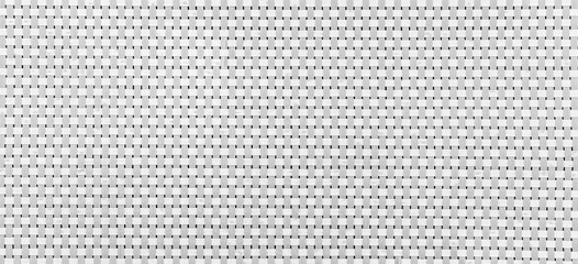 Panorama of White rattan wooden table top pattern and background seamless