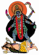 A Beautiful Illustrations Of Indian Gods And Goddesses