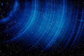 Wall Mural - blue abstract background with spiral pattern. galaxies with stars and planets with circular motifs i
