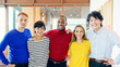 © metamorworks - Group of multi racial people in the office. Global business. Teamwork of business. Diversity.