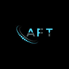 AFT Letter Logo Design On Black Background.AFT Creative Initials Letter Logo Concept.AFT Letter Design.
AFT Letter Design On Black Background.AFT Logo Vector.
 