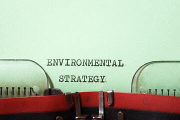 Canvas Print - Environmental strategy concept