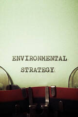 Poster - Environmental strategy concept