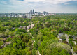 A view from the Moore Park neighbourhood in Toronto looking towards skyscrapers in Midtown.