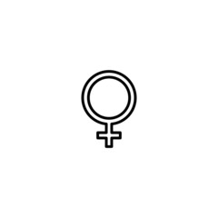Poster - Female icon, Female sign vector