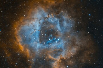 Wall Mural - the rosette nebula in the constellation of monoceros