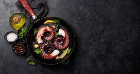 Grilled octopus