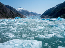 Ice Calved Off The South Sawyer Glacier, Tracy Arm, Southeast Alaska