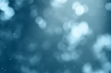blurry blue background with defocused lights