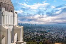 Panoramic View From Downtown Los Angeles From Griffith Observatory