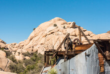 An Abandoned Old Gold Mine In The Joshua Tree National Park