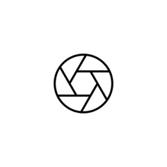 Poster - Lens icon, Lens sign vector