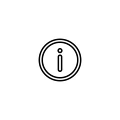 Poster - Info icon, info sign vector
