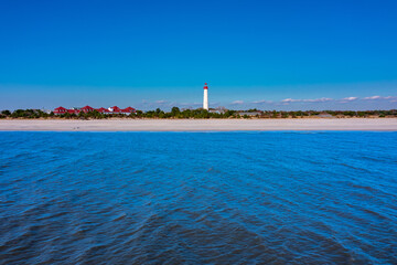 Wall Mural - aerial view of ocean at cape may