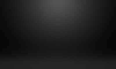 Wall Mural - black and white smooth gradient background or texture background