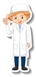 © blueringmedia - Scientist muslim boy cartoon character sticker