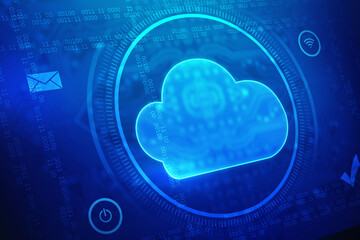 Poster - 2d rendering technology Cloud computing 