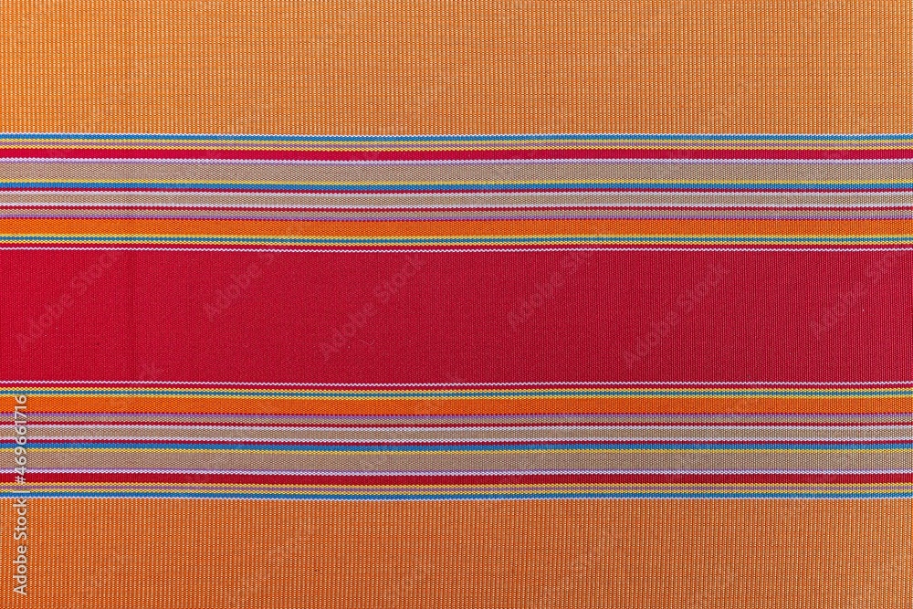 Patterned red cotton fabric texture and background seamless