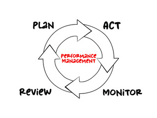 Poster - performance management - process of ensuring that a set of activities and outputs meets an organizat