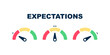 © tutti_frutti - High expectations scale simple illustration