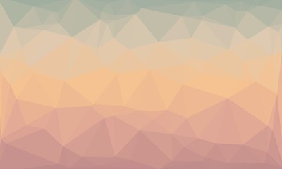 Sticker - vibrant minimal multicolored polygonal background