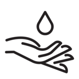 hand cream outline icon