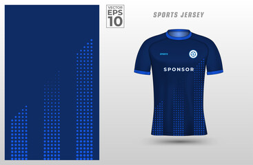 Soccer jersey design for football club. Fabric textile for t-shirt printing vector illustration