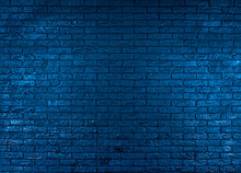Background And Texture Of Dark Blue Brick Wall, Brick Wall For Design