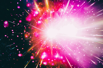 Wall Mural - pulsar. the elements of this image furnished by nasa.