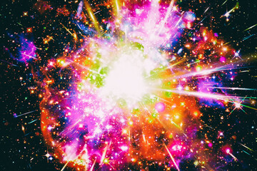 Wall Mural - pulsar. the elements of this image furnished by nasa.