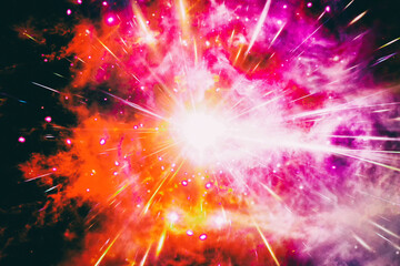 Wall Mural - pulsar. the elements of this image furnished by nasa.