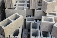 Concrete Bricks For Sale In A Warehouse