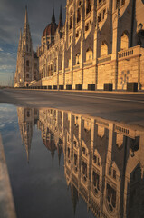 Wall Mural - Iconic Hungarian Parliament in Budapest