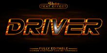 Driver Editable Text Effect Template
