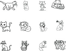 Calligraphy Cat Images, Stock Photos & Vectors 
