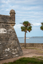 Spanish Castillo De San Marcos In St. Augustine, Florida