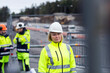 © Johnér - Woman standing at construction site