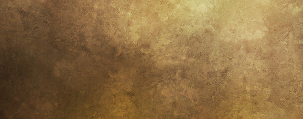 Canvas Print - Grunge Gold Concrete Wall. Abstract Background.