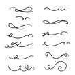 © devitaayu - hand drawn doodle flourish element decoration illustration vector