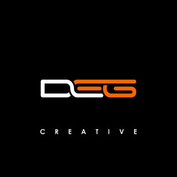 DEG Letter Initial Logo Design Template Vector Illustration