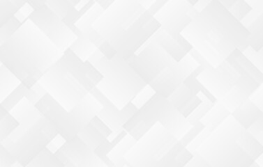 Poster - Abstract geometric white and gray color background, vector illustration.