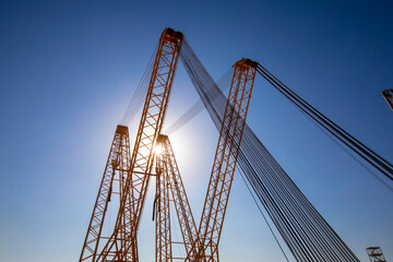 Shipyard crane in Corpus Christi, Texas